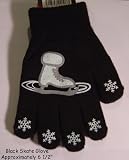 Ice Skate & Snowflake Magic Stretch Gloves