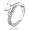 Bling Jewelry Sterling Silver 1.2K CZ Pave Solitaire Engagement Ring with Side Stones - Size 6