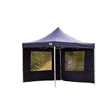 STILISTA� Faltpavillon blau, 3 x 3 m, Partyzelt, Gartenzelt, Festzelt, Voll-Aluminium Gestell in Premium Qualit�t, inkl. 2 Seitenteile + Tragetasche, Hochwertiger 270g/m� Stoff mit PA/PVC coating, versiegelte/getapte N�htevon "Stilista"