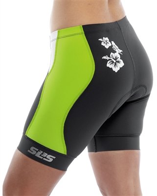 Triathlon Women`s Tri Shorts by SLS3 - 1 Pocket - Power Lycra Compression - 7.5 Triathlon Women`s Tri Shorts by SLS3 - 1 Pocket - Power Lycra Compression - 7.5