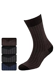 4 Pairs of Collezione Herringbone Socks