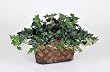 Artificial Mini English Ivy in Oval Planter