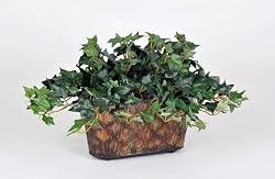 Artificial Mini English Ivy in Oval Planter