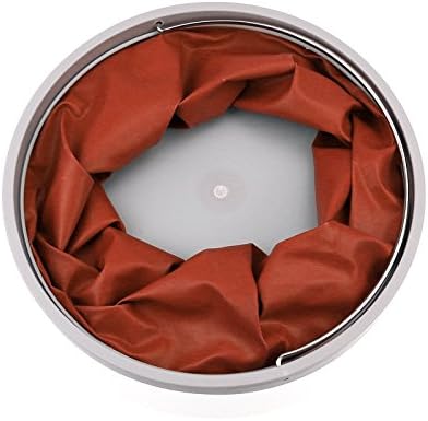 Outdoor Camping Car Washing 9l Fishing Hiking Multi-function Folding Bucket (red)