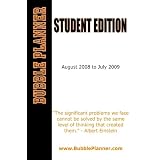 Student Bubble Planner | Orange and Black | 2008-2009