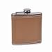 6oz Brown Leather Hip Flask