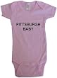 PITTSBURGH BABY - City Series - White, Blue or Pink Onesie / Baby T-shirt