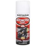 Rust-Oleum 252467 Automotive 12-Ounce Enamel Spray Paint, Semi-Gloss White by Rustoleum