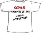 Zoom Produkt-Bild: Opa - gut aussehen; T-Shirt Familie, wei&szlig;