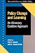 Policy Change And Learning: An Advocacy Coalition Approach (Theoretical Lenses on Public Policy)