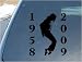 Michael Jackson Silhouette Tribute 1958 - 2009 - Vinyl Decal Sticker | Vinyl Color: B...