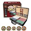 ESPNR 500 pc Championship Edition Set w/Genuine Leather Case