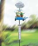 Golf Cart Rain Gauge Staked