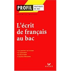 L'�crit de fran�ais au bac