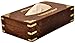 SouvNear 10 Inch Tissue Box Holder Tissue Cover Paper Dispenser Rectangular Brown Decorative Tissue Boxes
