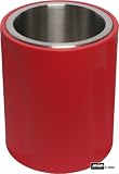 Leatherette Red Waste Bin By ArvindGroup