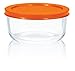 Pyrex 1110141 18pc Glass Food Storage with Multi-colored Lids