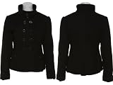 DNA COUTURE Wool-Blend Double-Breasted Jacket [10264DNA], Black