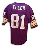 Autographed Carl Eller Minnesota Vikings Throwback Purple Jersey