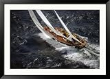 1972 Bermuda Race Newport Rhode Island, USA Framed Photographic Poster Print, 45x33