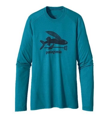 Patagonia Herren T-Shirt Long Sleeve Polarized, grecian blue, M, 52101 Preisvergleich