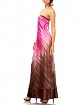 Two-Tone Ombre Strapless Maxi Dress Product Image