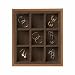 Jewelry : 9 Compartment Wood Jewelry Stax - Espresso by Neatnix