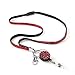 Red Bling Lanyard w/ Badge Reel & Attachments