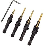 Milescraft 5341 Counter Bit Set, 4-Piece