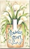 Powder Room Switch Plate