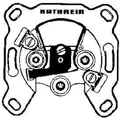 Kathrein ESD 32 3-fach Satelliten-Einzelanschlussdose (FM/TV/Sat-1/Sat-2-Anschlu�)