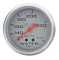 Auto Meter 4632 Silver Liquid Filled Mechanical Water Temperature