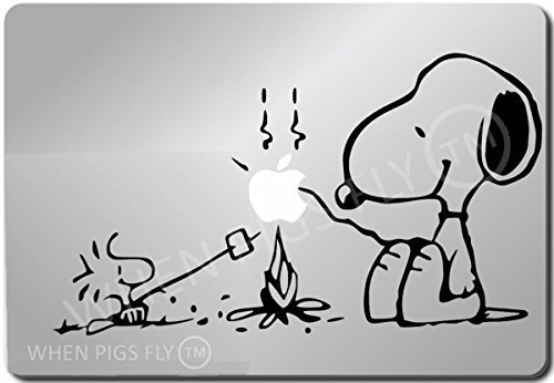 Snoopy Campfire-Apple Macbook Ipad Laptop Vinyl Decal Sticker Skin Cover computer sticker computer decal decal mac decal for mac laptop sticker laptop decal newest version macbook pro laptop quotes