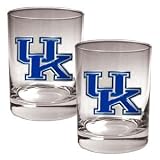 Kentucky Wildcats NCAA 2pc Rocks Glass Set
