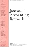 Journal of Accounting Research