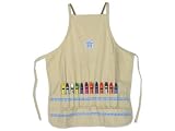 Child to Cherish Confetti Gift Box Crayon Apron with Crayola 16 Washable Crayons- Blue