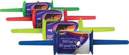 Childrens Toyshop  Toys : Kite Spool - 90 Lb Test (Assorted Colors)
