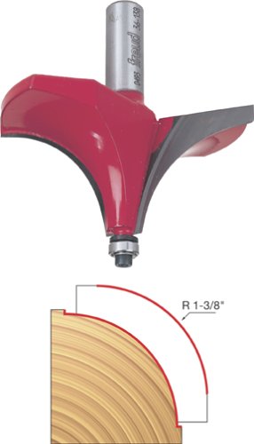 Freud 36-138 1-3/8-Inch Radius Beading Router Bit with 1/2-Inch Shank