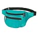 Fantasybag 3-Zipper Fanny Pack-Teal, FN-03