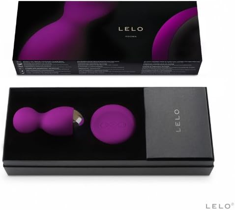 Lelo Hula Remote Control Rechargeable Silicone Pleasure Beads Deep Rose