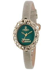 Vivienne Westwood Womens VV005GRGY Rococo Swiss Quartz White Leather Strap Watch