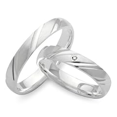 Unique Trauringe Eheringe Hochzeitsringe Gravur 925 Sterling Silber R8509s