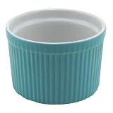 BIA Cordon Bleu 10-Ounce Tall Souffle, Set of 4, Two-Tone Jade White by Bia Cordon Bleu