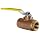 Apollo 70LF-100 Series Bronze Ball Valve, Potable Water Service, Two Piece, Inline, Lever, NPT Female