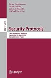 Security protocols : 14th international workshop, Cambridge, March 27-29 2006, revised selected papers