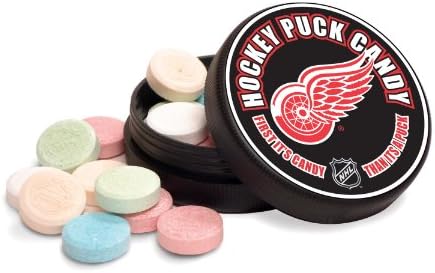 NHL Detroit Red Wings Hockey Puck Candy