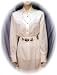 Embroidered Long Sleeve Bridal Blouse with Rhinestones, White