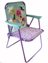 Disney Tinkerbell Flexible Metal Patio Chair - Tinkerbell Kids Patio Chair - Tinkerbell Kids Chair