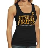 MLB Pittsburgh Pirates Ladies Line Up Tank Top - Black (Large)