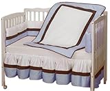 Baby Doll Bedding Classic Cradle Bedding Set, Blue